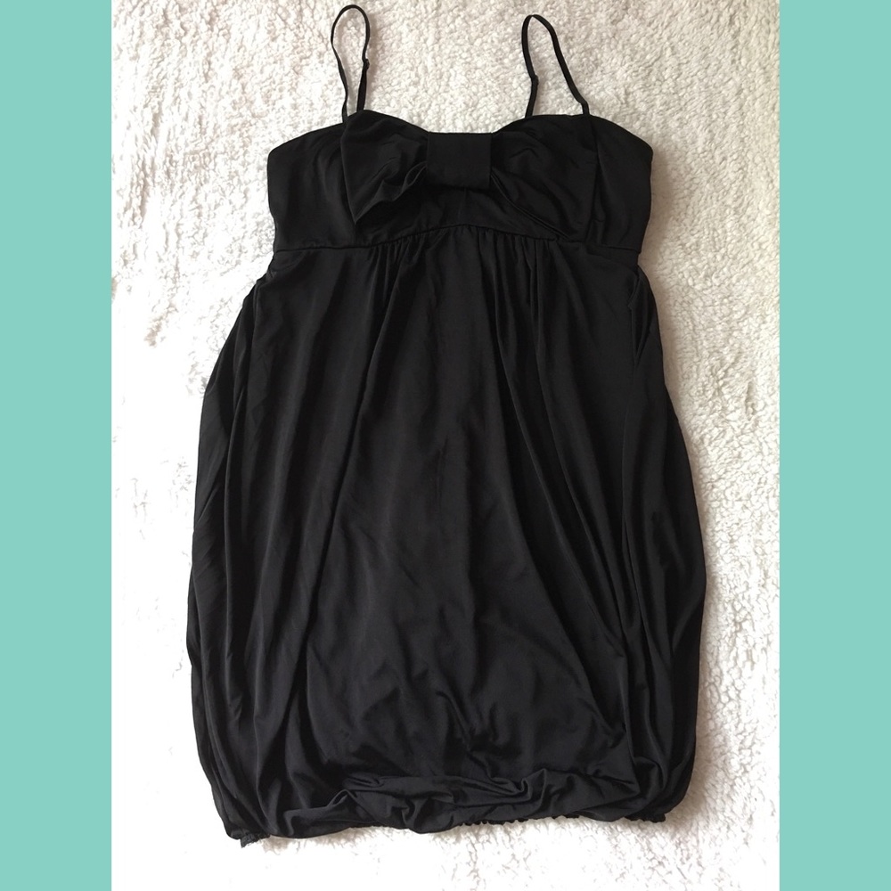 Women’s Black Top with a Bow